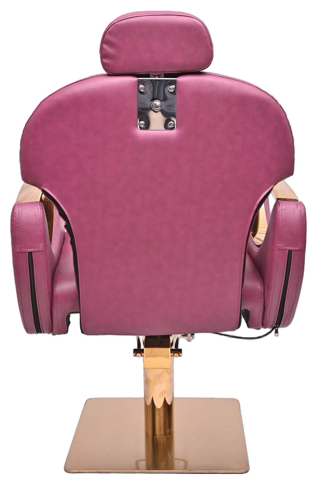 Luxury Magenta & Gold Professional Salon Chair - View 4