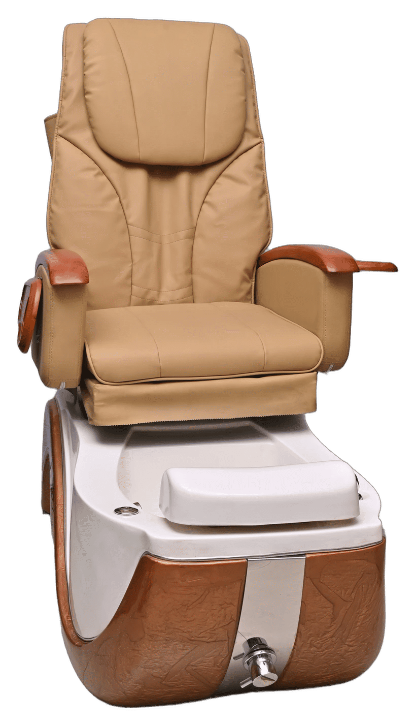 Luxury Professional Pedicure Spa Chair with Pipeless Massage Tub — alternate angle