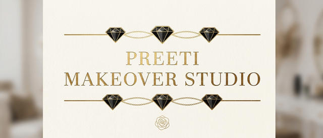 Preeti makeover studio Logo