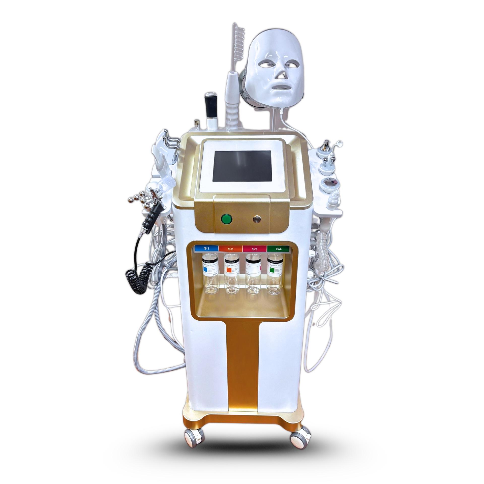 14 -in-1 Non Professional Hydra  Facial & LED Therapy Machine