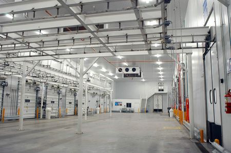 Foto de instalacion en centro de distribucion de Walmart Cordoba