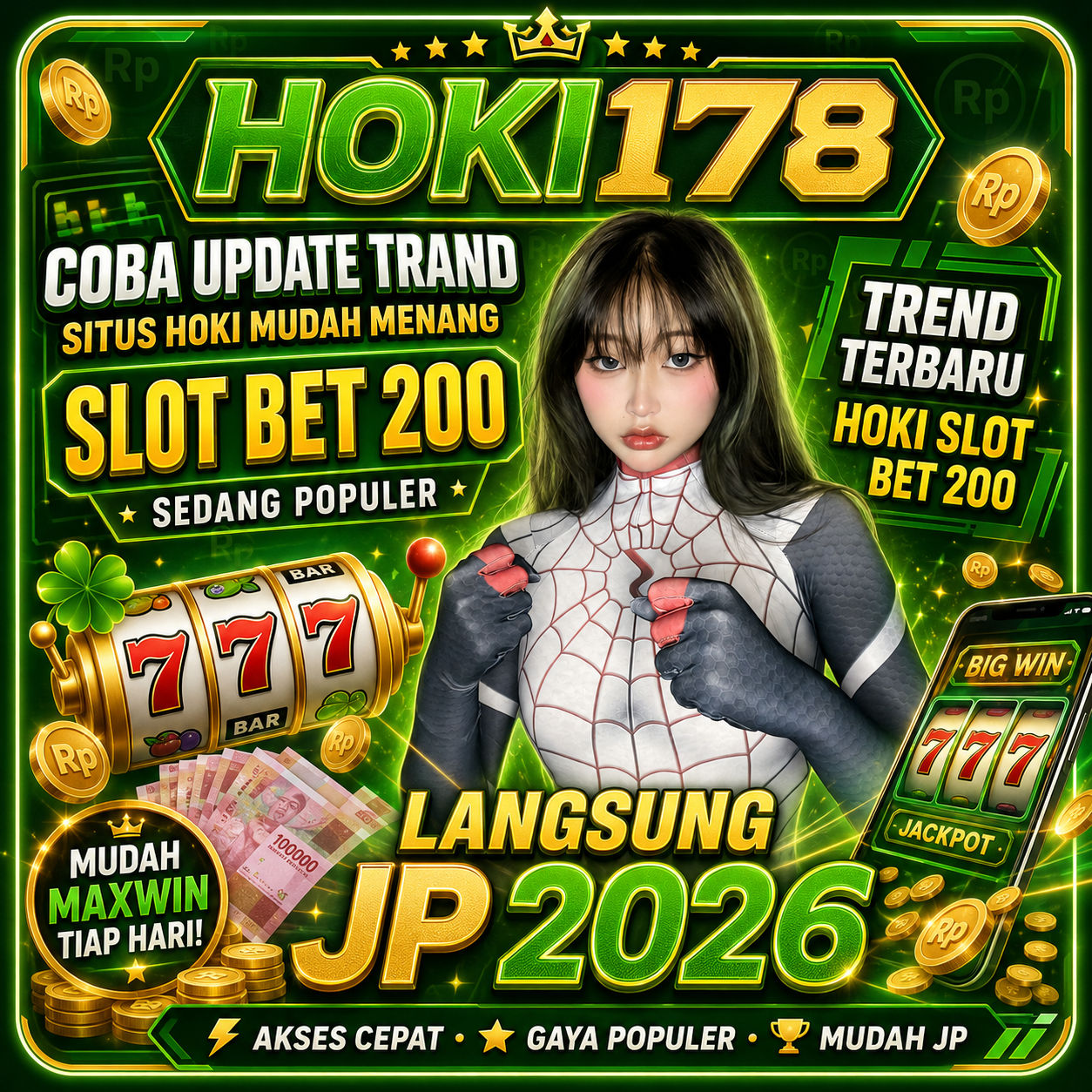 HOKI178 # Coba Update Trand Situs Hoki Mudah Menang Slot Bet 200 Yang Sedang Populer Langsung JP 2026