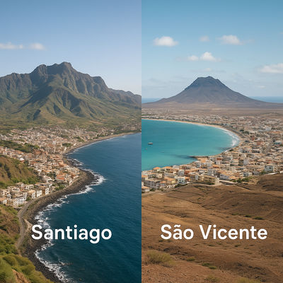 Santiago vs São Vicente: qual ilha escolher para investir