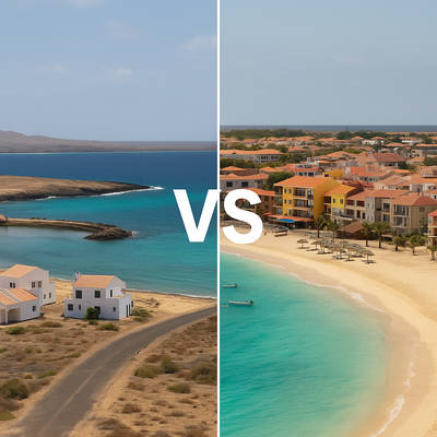 Murdeira vs Santa Maria : où investir à Sal ?