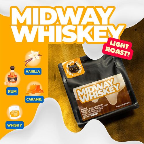 MIDWAY WHISKY (มิดเวย์ วิสกี้) / หอม วานิลลา รัม นุ่มละมุนแบบที่โรงคั่วไหนก็ให้ไม่ได้