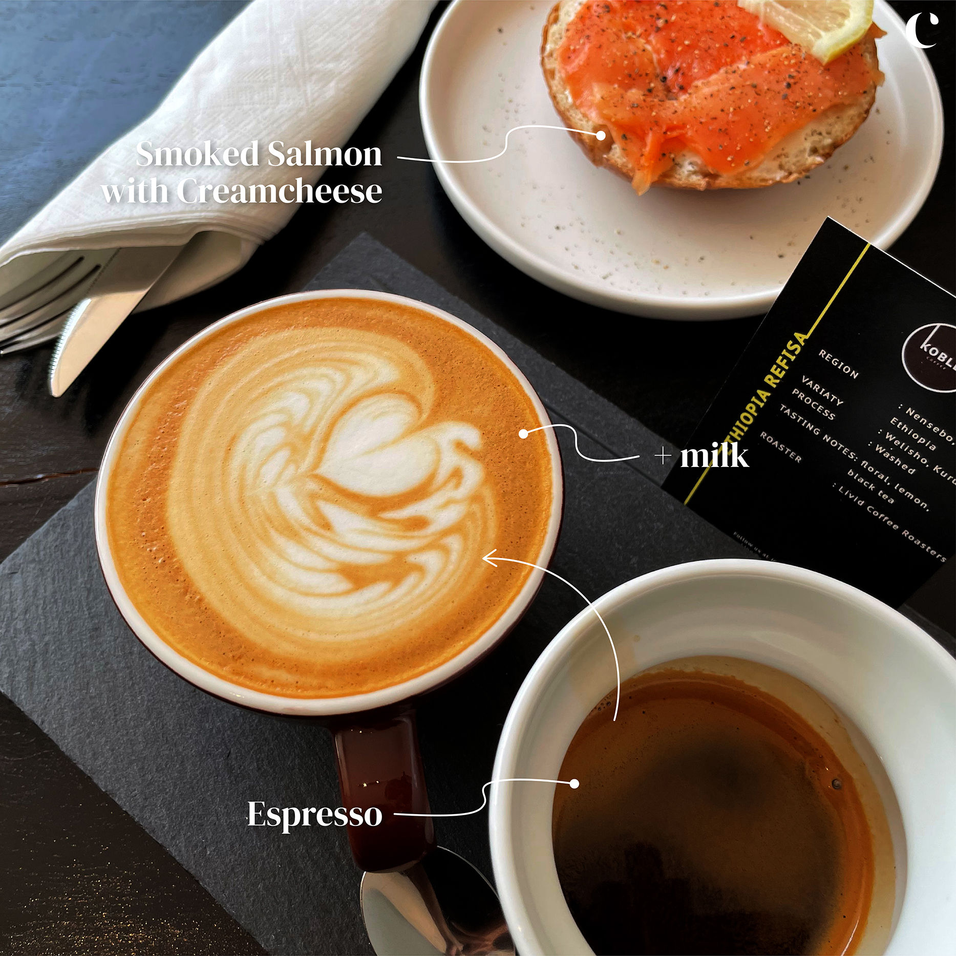 Specialty coffee กินคู่กับ เบเกิล