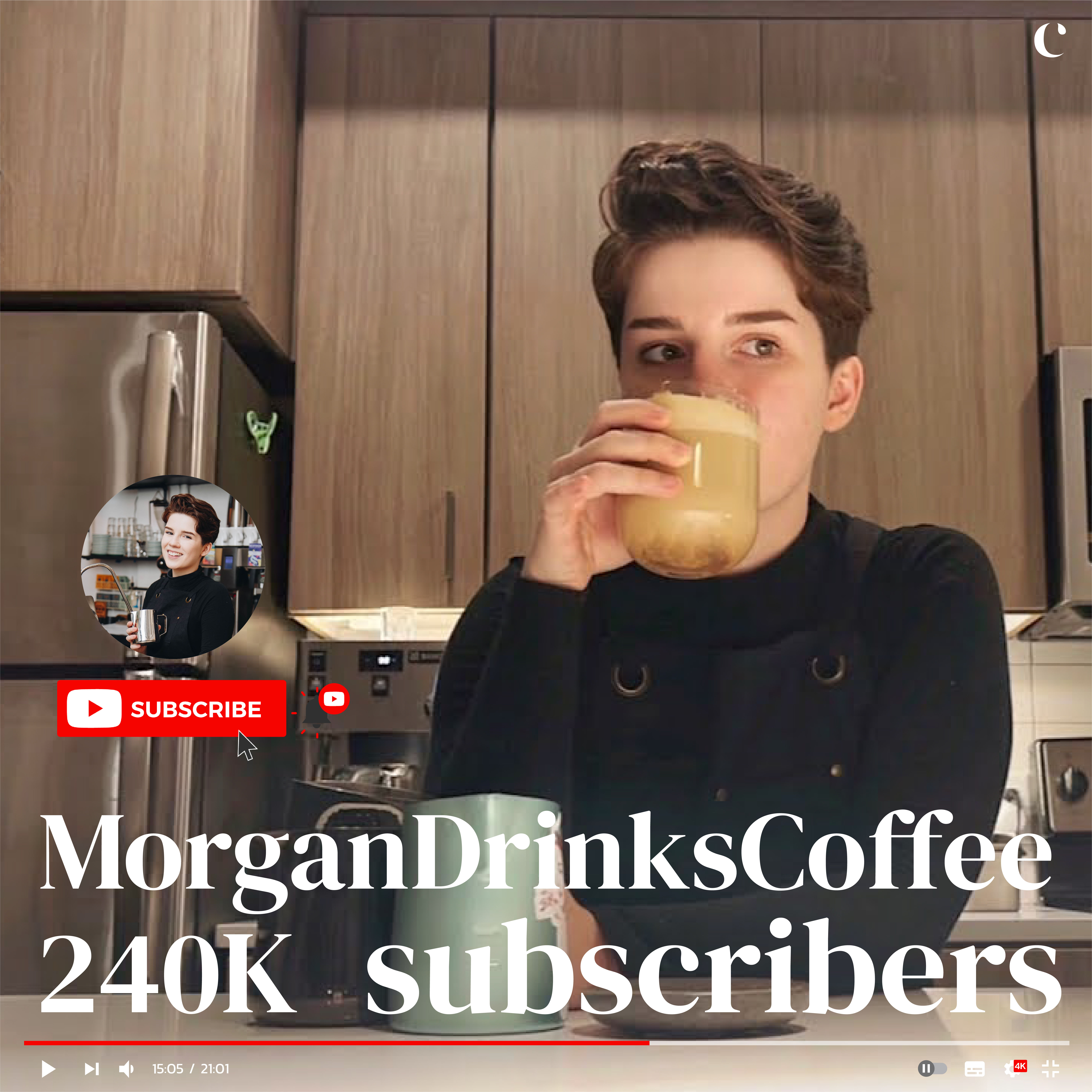 10 สุดยอดช่องกาแฟบน YouTube ที่ควรกดติดตาม MorganDrinksCoffee
