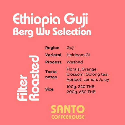 Ethiopia Guji Washed Berg Wu Selection - Filter Roasted