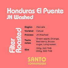 Honduras El Puente JH Washed - Roasted for Filter