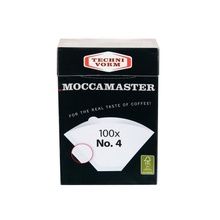 Filter Paper - No.4 (100 pcs) for Automatic Drip Coffee Makers - Moccamaster