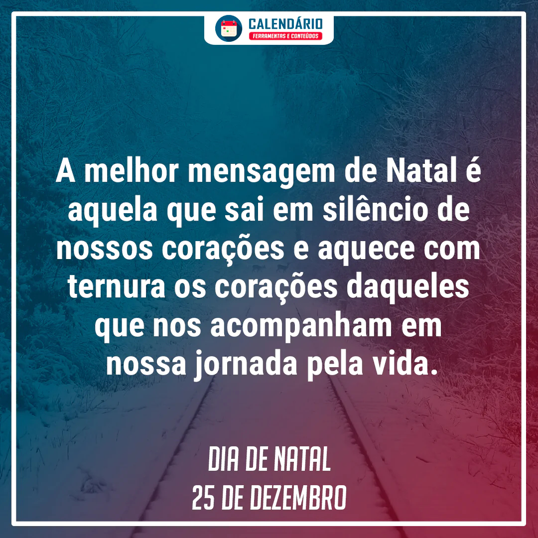 Dia de Natal frases mensagens de Natal 【25 de Dezembro】