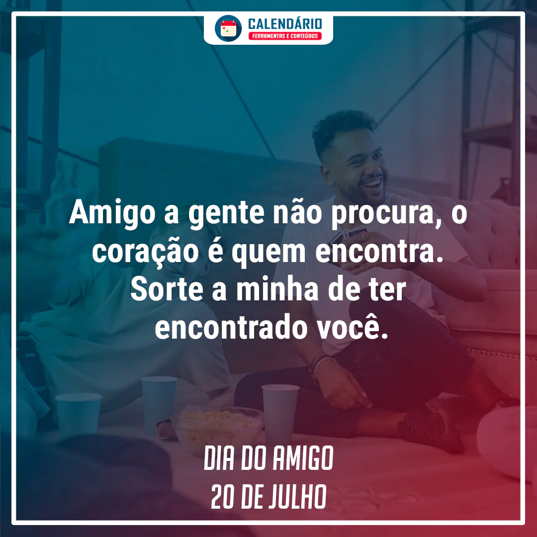 Mensagens de Dia do Amigo