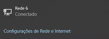 imagem exibindo conexão estável a internet