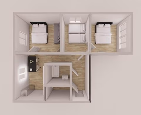 Simcity 2 I 3BR in city center w free parking, 24 7 self check-in — foto 6