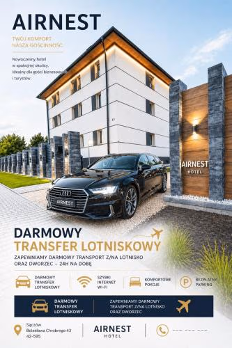 Noclegi Bezpłatny Dowóz AirNest24 Lotnisko Katowice-Pyrzowice — foto 1
