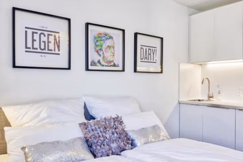 Apt Wahnfried No2 - sehr zentrales, ruhiges Cityapartment mit Balkon, Küche, Duschbad & Parkplatz — foto 5