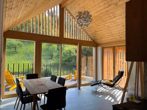 MARYS family friendly Apartments,VISIT RHINE FALLS for FREE if you stay 2 nights, SOHO 95m2 2-Bedrooms 2nd floor & SOUTH BEACH 105m2 3-Bedrooms & LOFT 115m2 3-Bedrooms Suite with Galerie,LOFT Netz 20m2, Pinball, Schaffhausen-Hemmental, Rheinfall 10 km — foto 1