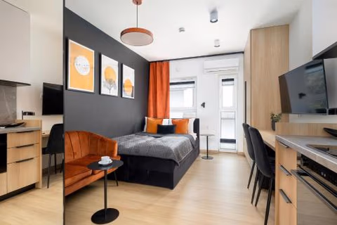 Air Conditioned Studios in Rzeszów with Desk and Parking by Noclegi Renters — foto 8