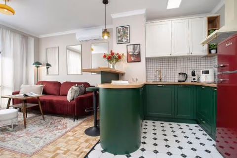 Elegant Green Apartment Jabłońskiego in Rzeszów with Air Conditioning by Noclegi Renters — foto 4
