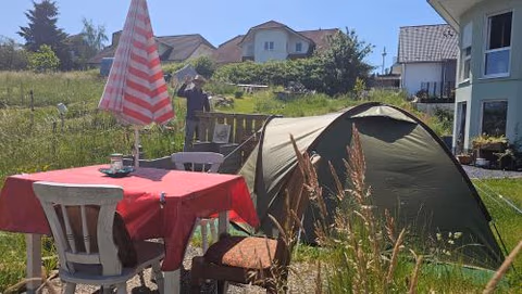 Camping im Igluzelt im Privatgarten mit Komfort Schlüchtern Main-Kinzig — photo 5