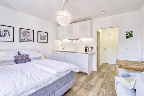 Apt Wahnfried No2 - sehr zentrales, ruhiges Cityapartment mit Balkon, Küche, Duschbad & Parkplatz — foto 6
