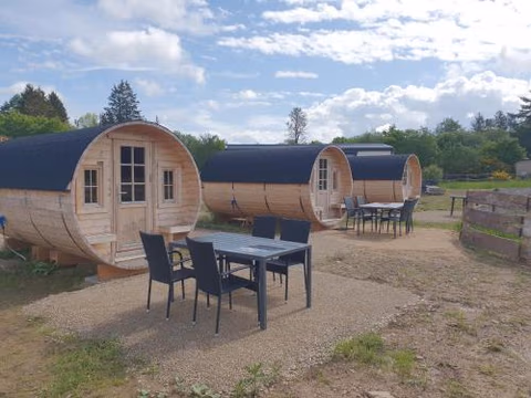 Clamping Schlaffässer im Ferienpark Wolfsschlucht Prüm Eifel — photo 4