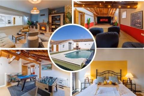 Villa Familiar l Piscina I Cine l Bbq l Sala de Juegos I 6min Segovia I 50min Madrid I 17 px — foto 7