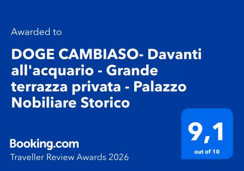 DOGE CAMBIASO- Davanti all'acquario - Grande terrazza privata - Palazzo Nobiliare Storico — foto 6