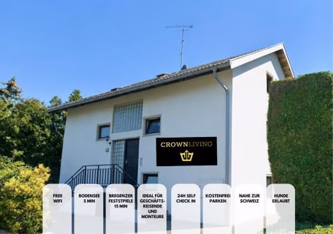 CROWN LIVING Basic Studios Fußach - Studios mit Küche, kostenloser Parkplatz, WLAN, Self Check-in, ideal für Feriengäste und Geschäftsreisende — foto 2