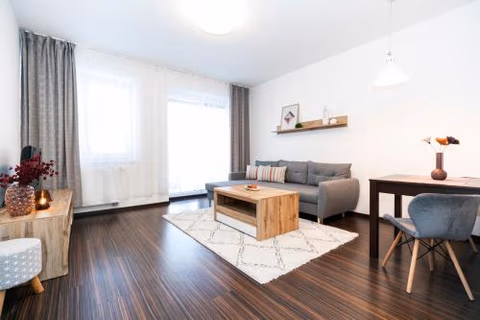 ALURE RESIDENCES 3 & 24h self check-in, parking in the garage in the apartment building included, new building, terrace, green location with a forest park with a lake, children's playground — foto 2
