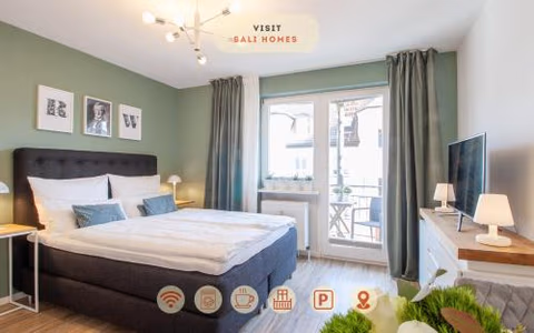 Apt Wahnfried Nr1 - Cityapartment mit Küche, Duschbad, Balkon, Parkplatz - zentral aber ruhig — foto 1