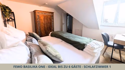 Basilika One, FEWO für bis zu 6 Pers mit 2 Schlafzi, Balkon und Tiefgaragenstellplatz — foto 6