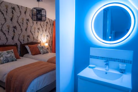Chambre Jungle dans maison d'hote "Le Petit Clouet"- Rochecorbon — foto 2
