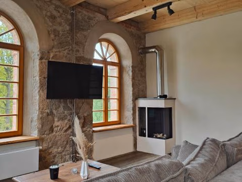 Ab 1 Pers HexenburgbeiDresden 2-geschossige Wohnung mit eigener Sauna, 2 Kaminen - Nähe Sächsische Schweiz Dresden — foto 6