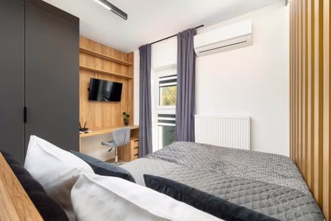 Klimatyzowane Studio dla Dwóch Osób Praca Zdalna by Noclegi Renters — foto 2