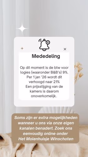 B&B Het Molenhuisje Winschoten - met woonkamer & keuken — photo 8