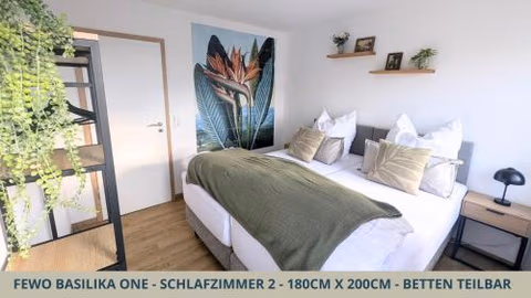 Basilika One, FEWO für bis zu 6 Pers mit 2 Schlafzi, Balkon und Tiefgaragenstellplatz — foto 4