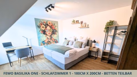 Basilika One, FEWO für bis zu 6 Pers mit 2 Schlafzi, Balkon und Tiefgaragenstellplatz — foto 2