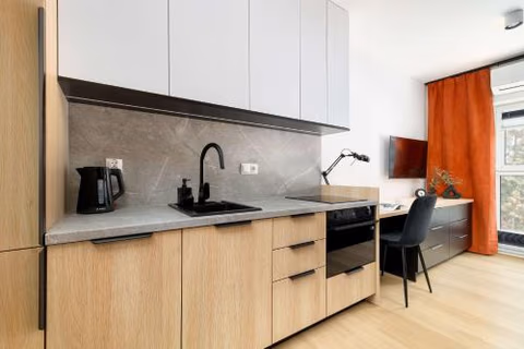 Air Conditioned Studios in Rzeszów with Desk and Parking by Noclegi Renters — foto 7