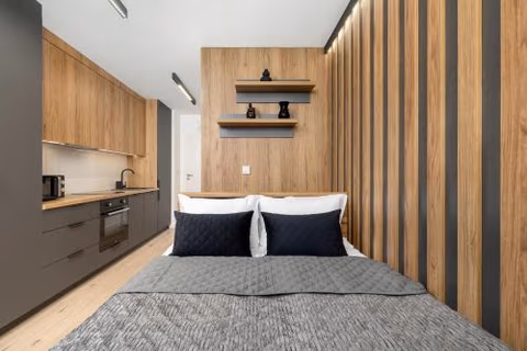 Klimatyzowane Studio dla Dwóch Osób Praca Zdalna by Noclegi Renters — foto 9