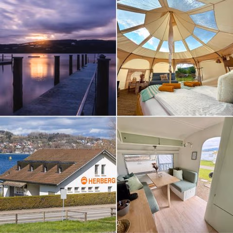 Strandbad Steckborn mit Herberge, Camping & Glamping — foto 1