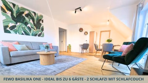 Basilika One, FEWO für bis zu 6 Pers mit 2 Schlafzi, Balkon und Tiefgaragenstellplatz — foto 9