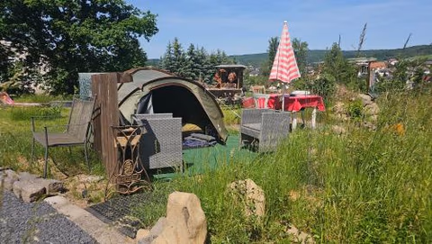 Camping im Igluzelt im Privatgarten mit Komfort Schlüchtern Main-Kinzig — photo 2