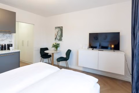 Apartment Wahnfried No5 - zentrales Cityapartment Küche mit Duschbad - 300m zur Fussgängerzone — foto 6