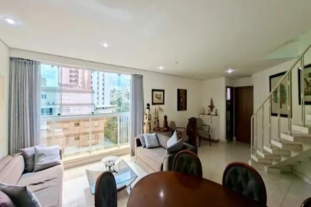 Cobertura, 5 quartos, 3 suítes, 5 vagas