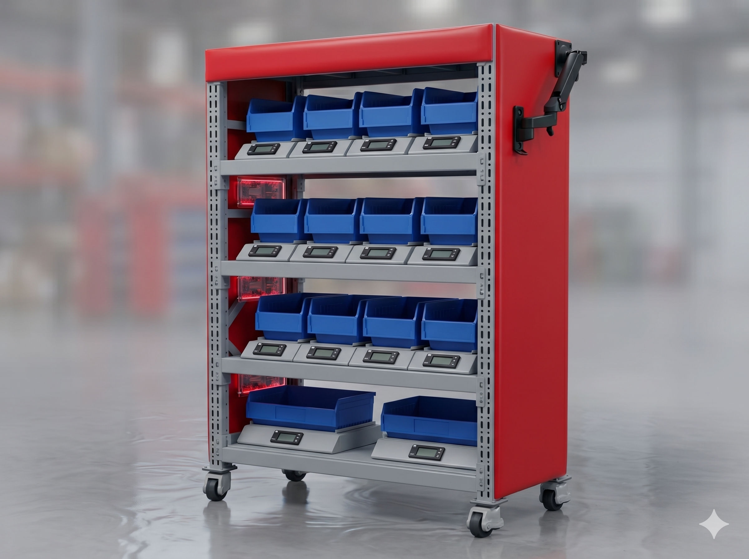 Vendor Managed Inventory (VMI) bin systems for hardware supply chain
