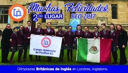 Read more about the article Gana CAP 2do lugar en las Olimpiadas Británicas, Londres, Ing. abril de 2017