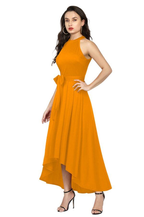Gorgeous Yellow Women’s Wear Maxi Dress - Image 3