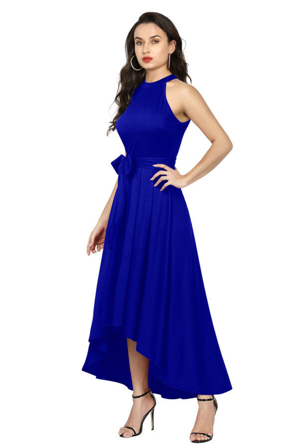 Gorgeous Royal Blue Women's Wear Maxi Dress - Image 3