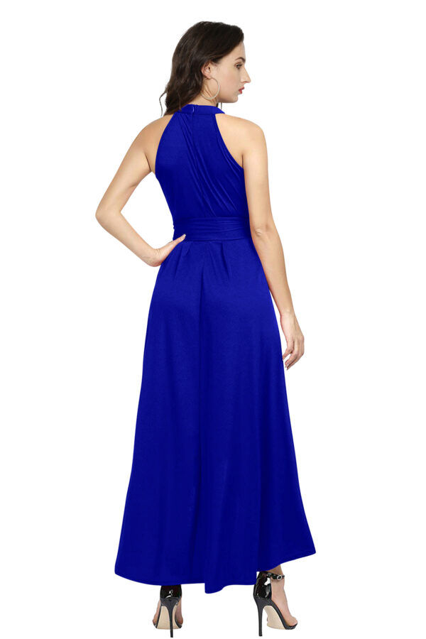 Gorgeous Royal Blue Women's Wear Maxi Dress - Image 4